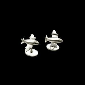 Tiffany & Co Estate Airplane Cufflinks Sterling Silver 9 Grams TIF856